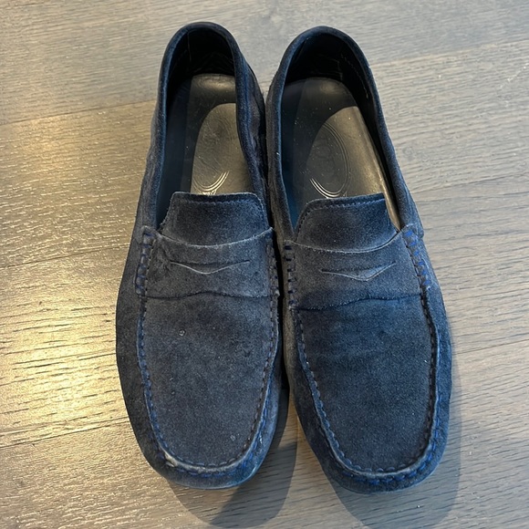 Tod’s suede loafers